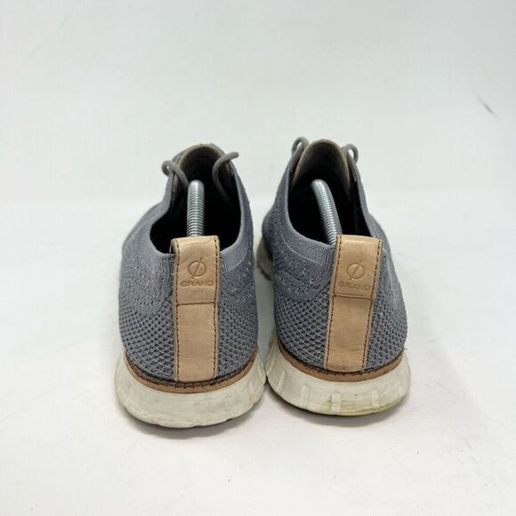 Cole Haan Oxfords Mens 10 Ironstone Gray Zerogrand Stitchlite Wingtip Lace-Up - Picture 2 of 9
